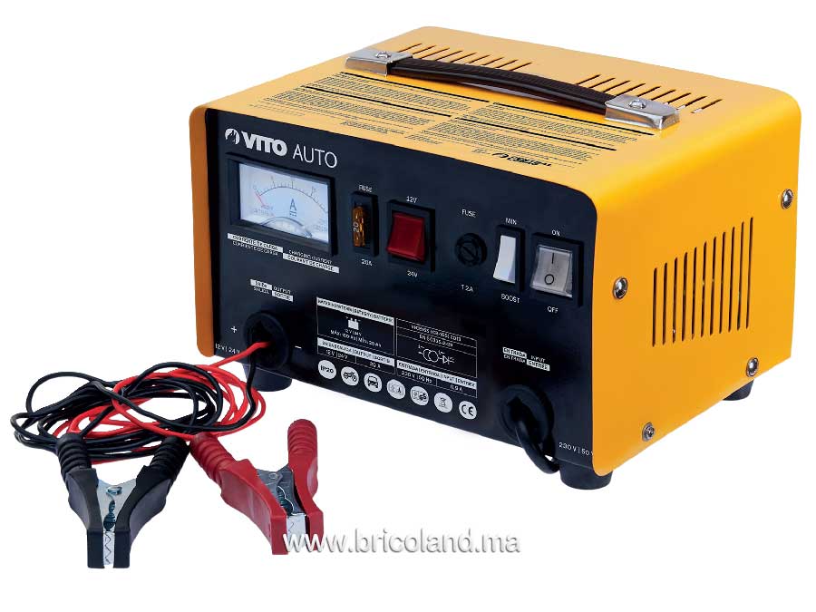 Chargeur de batterie 12/24 V 12A - Vito-0
