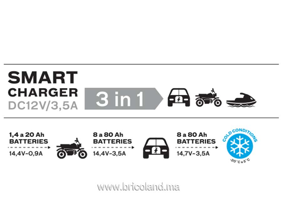 Chargeur de batterie intelligent 12 V - Vito-2858