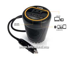 Convertisseur auto 12v-230v 120w - Vito-thumbnail