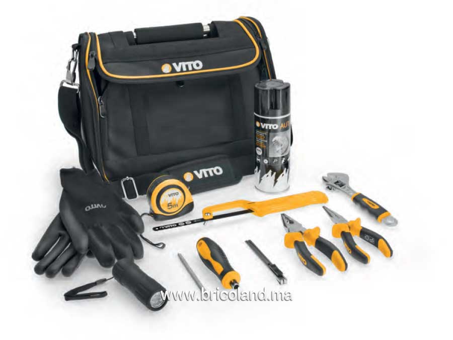 Sac à outils 11 pièces - Vito-0