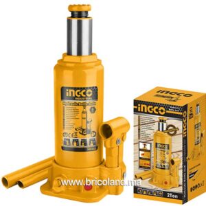 Cric-bouteille hydraulique 6 tonnes - INGCO-0
