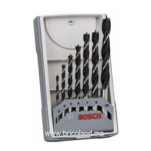 Coffret 7 mèches hélicoïdales à bois - BOSCH -0