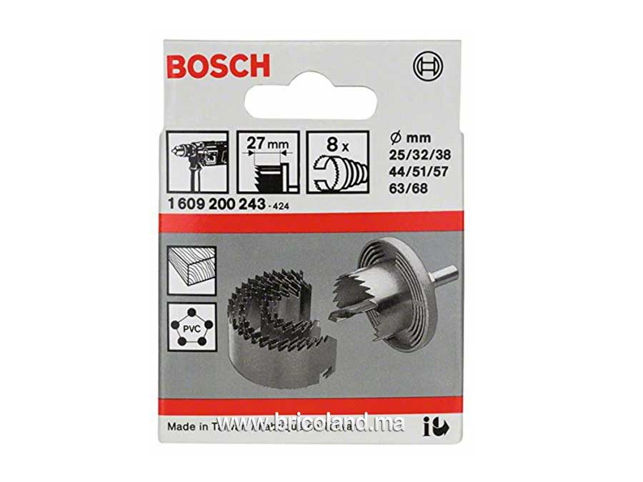 Set de 8 scies-cloches ø 25 à 68 - Bosch-3188