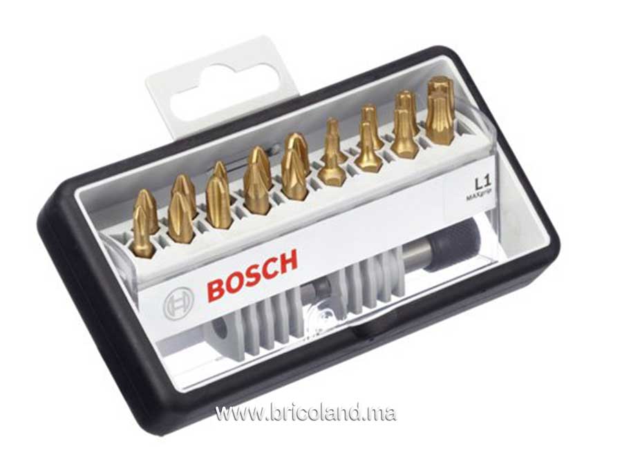 Coffret d'embouts 25 mm 19 pièces - Bosch-0