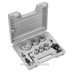 Set de 6 scies-trépans et 3 accessoires HSS Bimétal ø 22 à 64 mm - Bosch-0