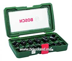 Coffret de 15 fraises Queue 8 mm - Bosch-thumbnail
