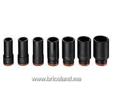 Set de 7 douilles Impact 3/4" - Bosch-thumbnail