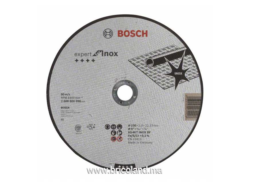 Disque à tronçonner - plat Expert for Inox - 230 x 2mm - Bosch-0