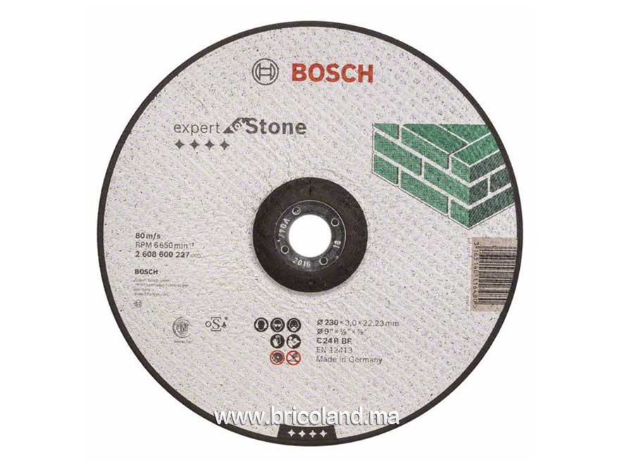 Disque à tronçonner à moyeu déporté Expert pour pierre Ø 230 mm - BOSCH-0