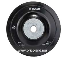 Plateau de ponçage Ø 115mm pour disques abrasifs sur fibres - Bosch-thumbnail