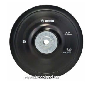 Plateau de ponçage Ø 180mm pour disques abrasifs sur fibres - Bosch-0