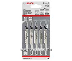 Lame de scie sauteuse pour bois T 101 B HCS 5 pièces - Bosch-thumbnail