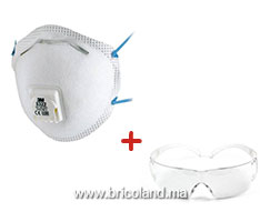 Pack lunette et masque de protection - 3m-thumbnail