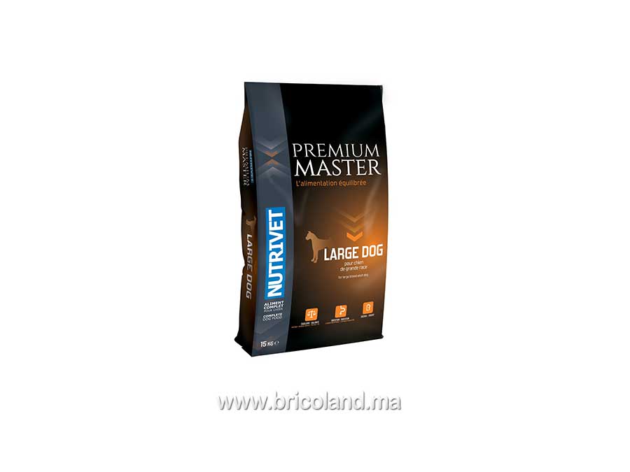 Croquettes pour chien PREMIUM MASTER Large dog - Nutrivet-0