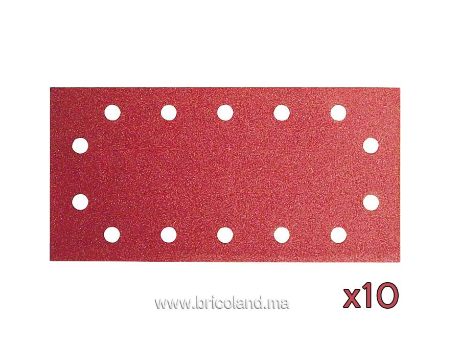 Feuille abrasive 10 pièces 115 x 230 mm G120 Eco pour Bois - Bosch-0