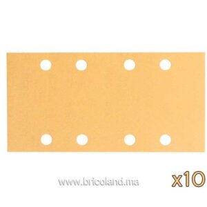 Feuille abrasive 10 pièces 93 x 186 mm G60 Meilleur pour Bois - Bosch-0