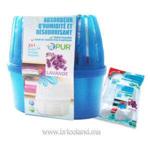 Absorbeur d'humidité et désodorisant pour chambre - R'PUR-0