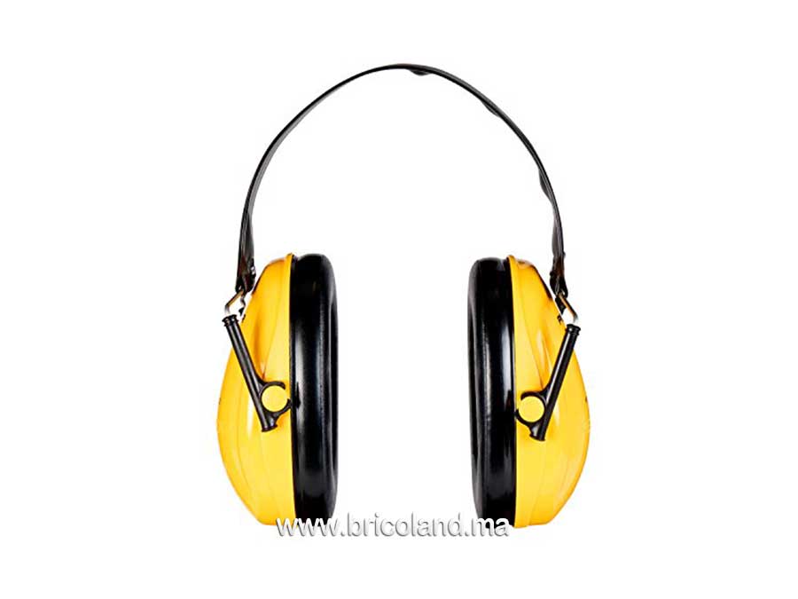 Casque anti-bruit pliable jaune-0