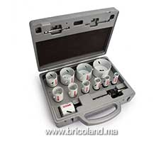Coffret Scie cloches Bimetal pour bois et métal de 19 à 76 mm - Bosch-thumbnail