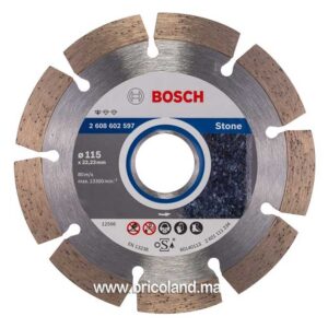 Disque à tronçonner diamanté Standard pour Pierre - 115 x 22,23 x 1,6 x 10 mm - Bosch-0