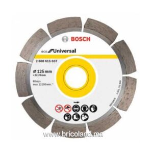 Disque à tronçonner diamanté Eco Universel - 115 x 22,25 mm - Bosch -0