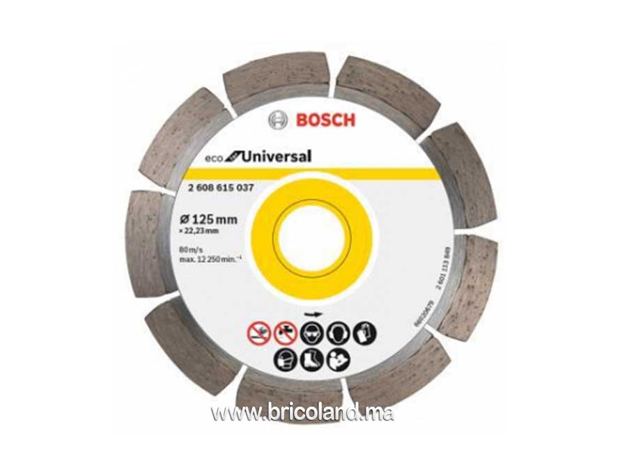 Disque à tronçonner diamanté Eco Universel - 115 x 22,25 mm - Bosch -0