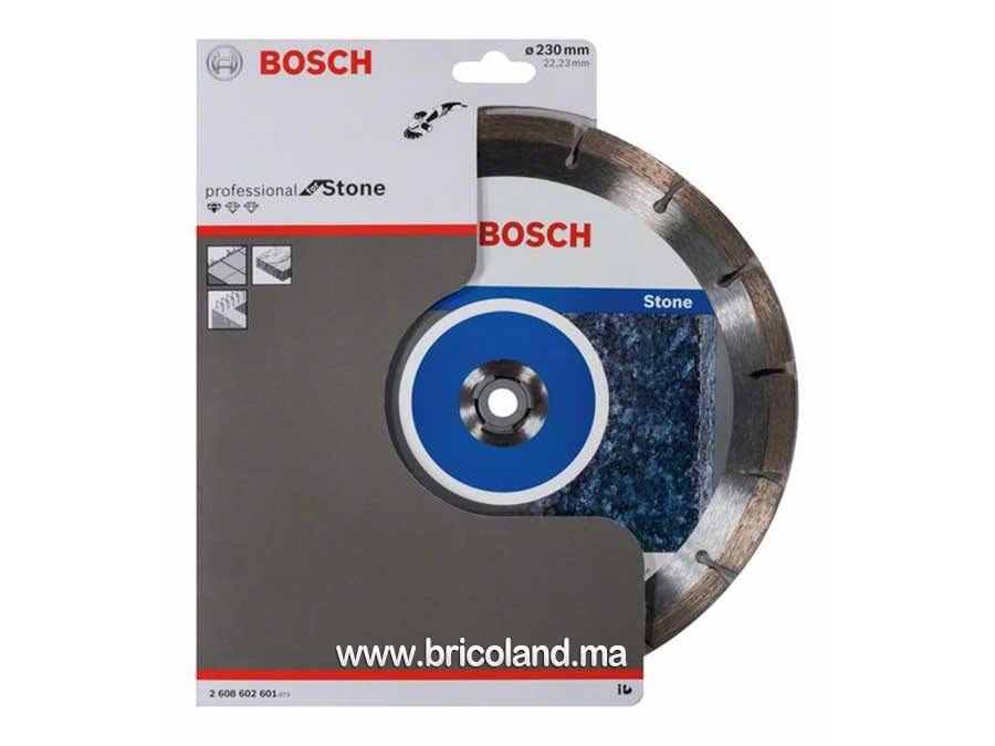 Disque à tronçonner diamanté Standard pour Pierre - 230 x 22,23 x 2,3 x 10 mm - Bosch-3568