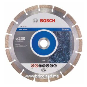 Disque à tronçonner diamanté Standard pour Pierre - 230 x 22,23 x 2,3 x 10 mm - Bosch-0
