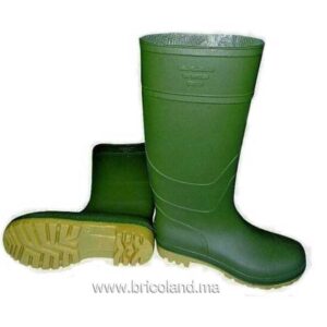Bottes verte sans coquille en PVC-0