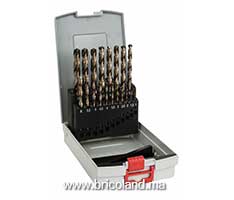 Jeu de 19 forets à métaux HSS-Co ( alliage cobalt ) - Bosch-thumbnail