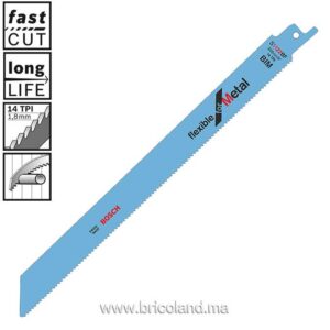 Lame de scie sabre S 1122 BF BIM pour métal 5 pièces - Bosch-0