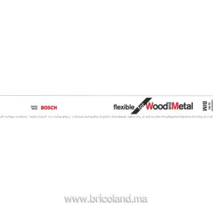 Lame de scie sabre S 1122 HF pour bois et métal 5 pièces - Bosch-0