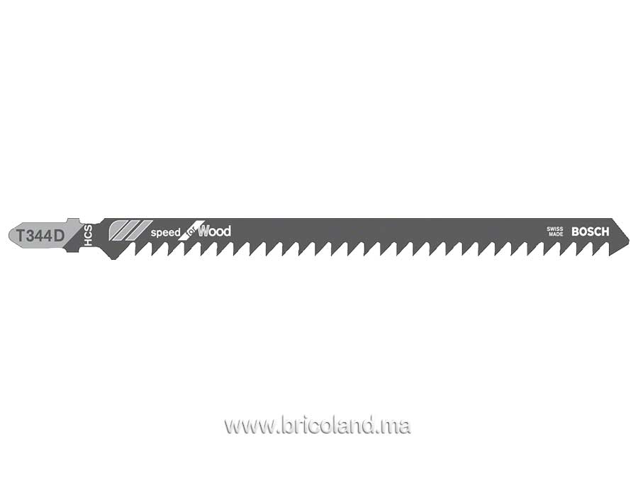Lame de scie sauteuse pour bois T 344 D HCS 3 pièces - Bosch-3400