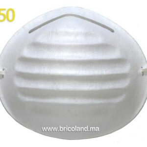 Masque jetable rond en polypropylène premium 50pcs-0