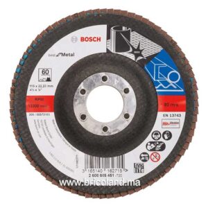 Plateaux à lamelles 115mm 22,23mm 60 Meilleur pour Métal - Bosch-0