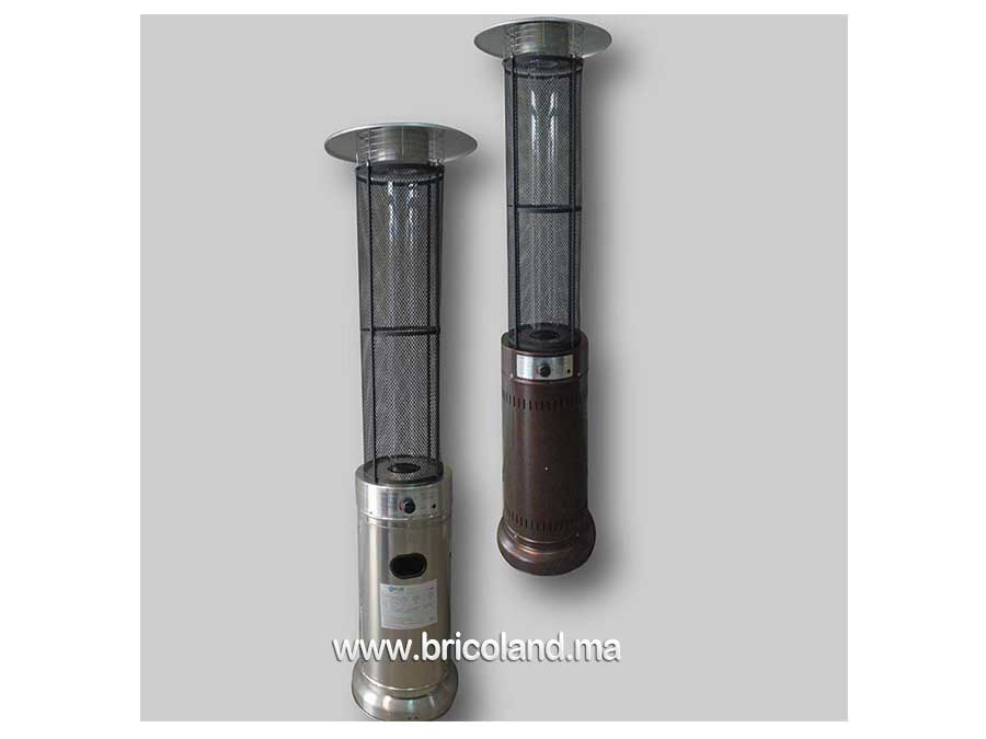 Totem chauffant Noire - R'PUR-3639