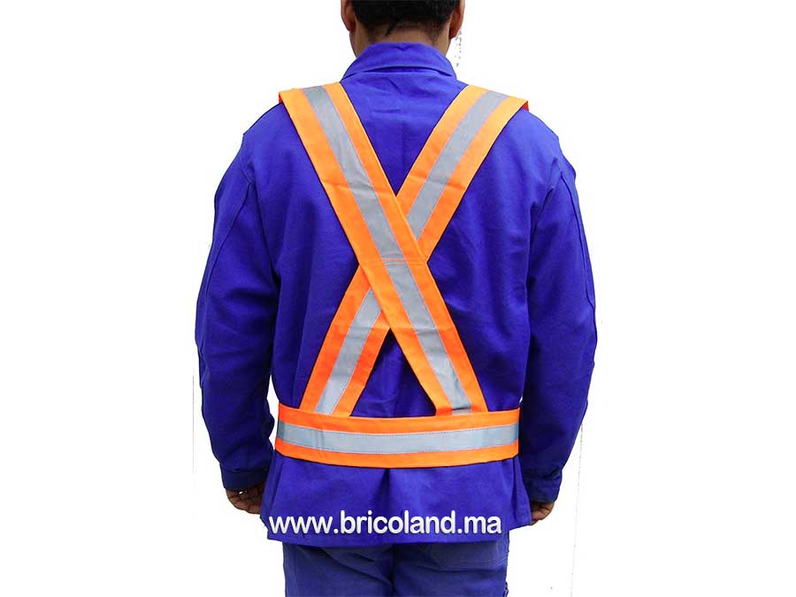 Baudrier de signalisation orange-3930