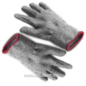 Gant tricoté anti-coupure -0