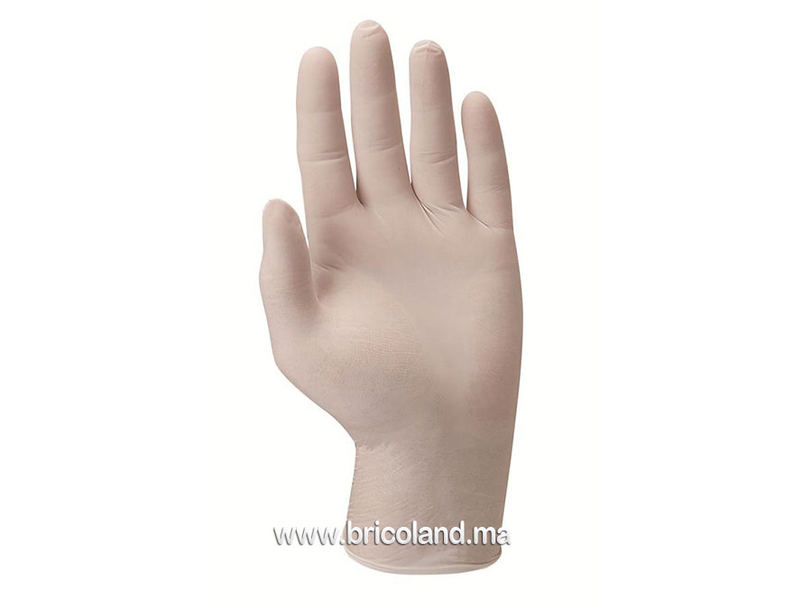 Gants latex jetable poudrés boite 100 pcs-3918