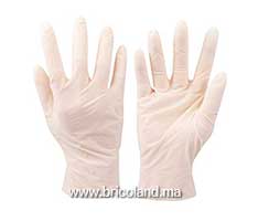Gants latex jetable poudrés boite 100 pcs-thumbnail