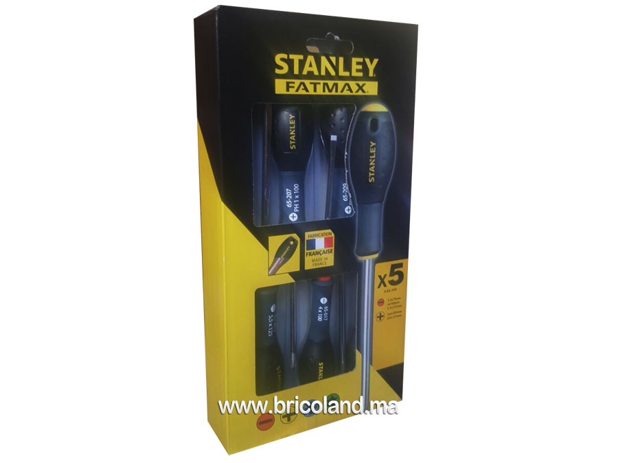 Jeu de 5 tournevis FATMAX - STANLEY-4030