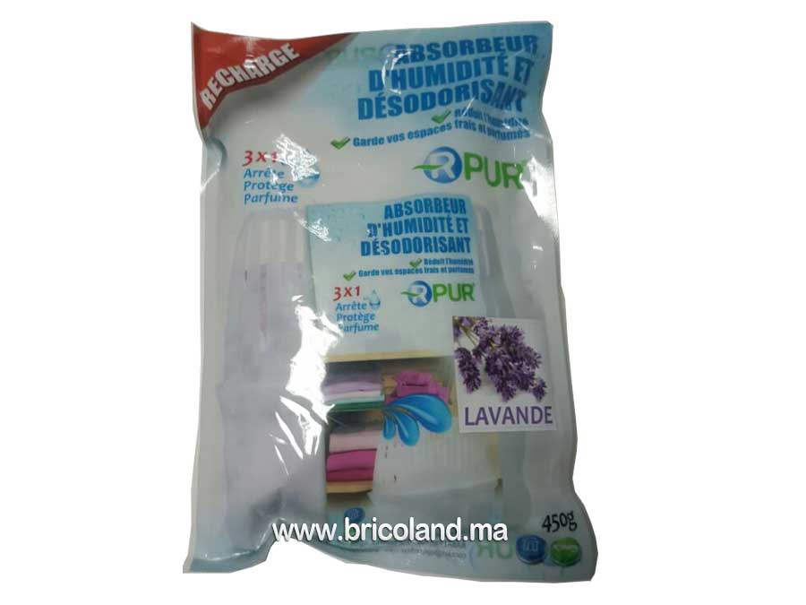 Recharge pour absorbeur d'humidité et désodorisant pour chambre - R'PUR-0