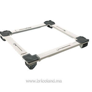 Support à roulette en aluminium blanc - Golden support-0