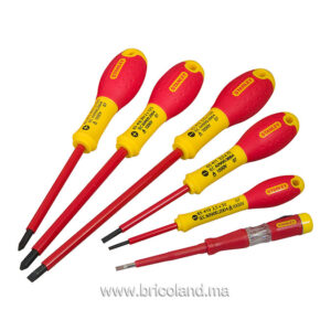 Jeu de 6 tournevis isolés 1000V - STANLEY-0