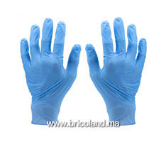 Gants latex jetable non poudrés - boite 100 pcs-thumbnail