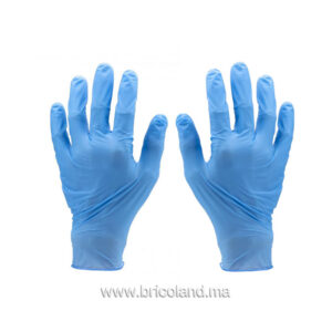 Gants latex jetable non poudrés - boite 100 pcs-0