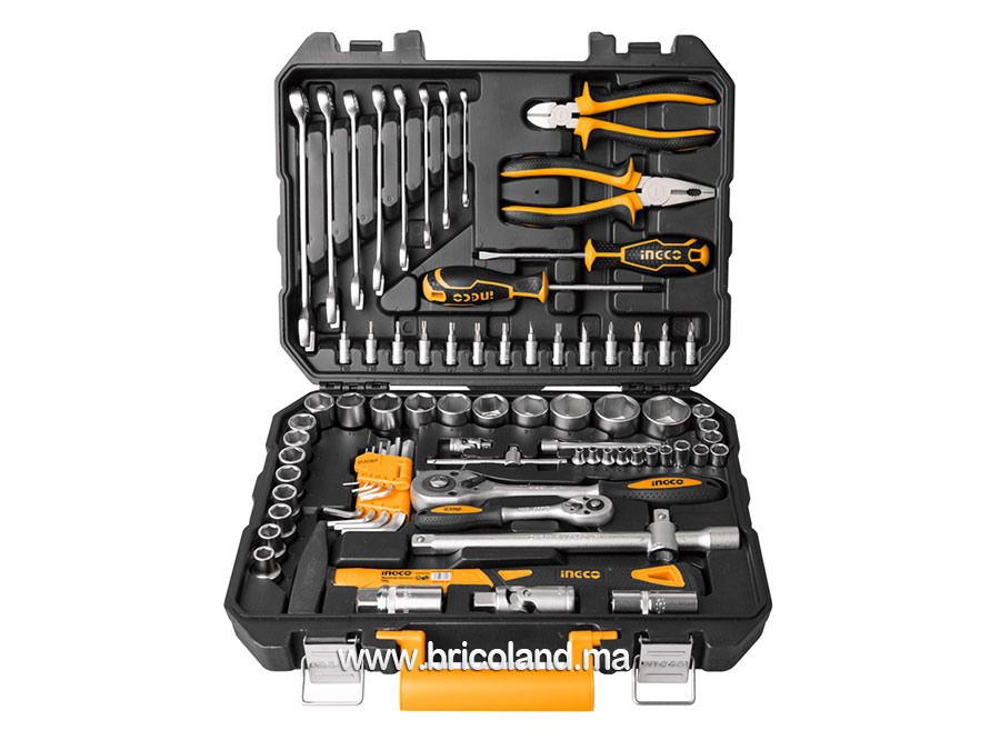Boîte à outils 77 pièces - INGCO-0