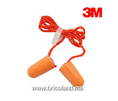 Bouchon d'oreille jetable 1 paire avec fil - 3M-thumbnail