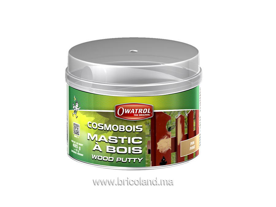 Mastic à bois bicomposant COSMOBOIS 500g - Owatrol-0