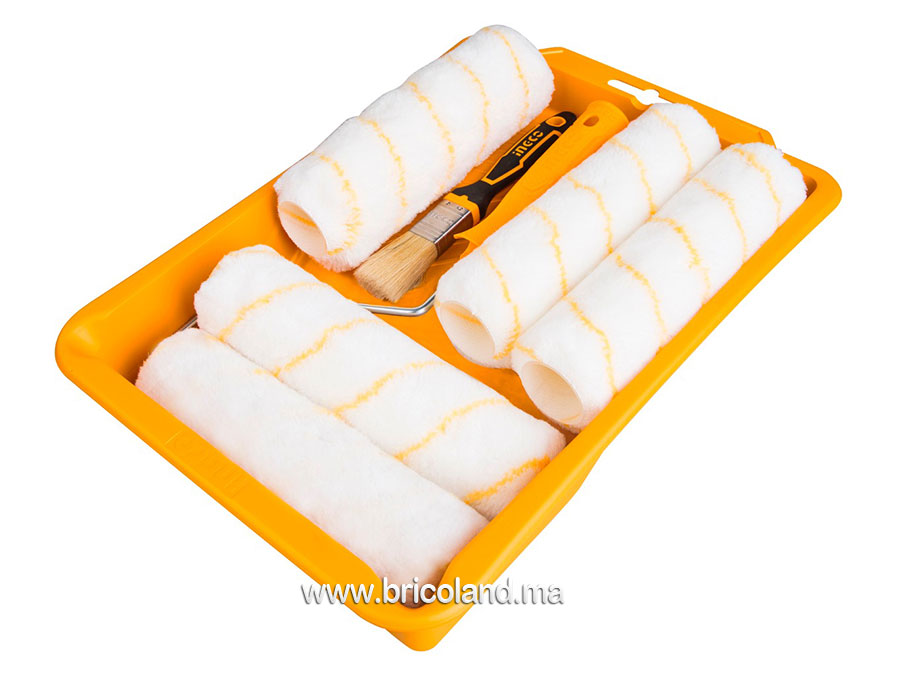 Set de 7 pièces pour rouleaux à peinture - INGCO-0